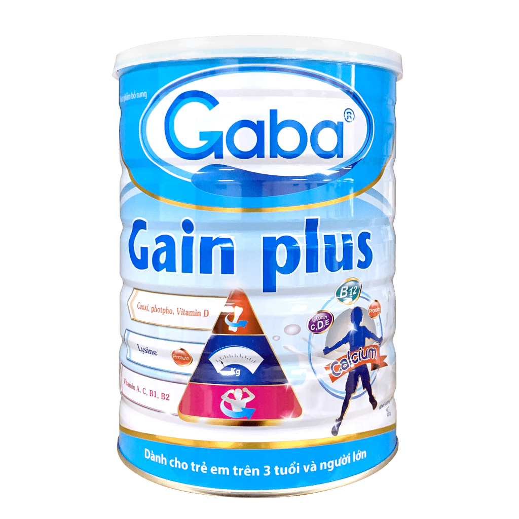 Sữa Bột Gaba Gain Plus Fobe Bổ Sung Dinh Dưỡng, Khoáng Chất Bồi Bổ Cơ Thể, Dùng Được Cho Trẻ Từ 3 Tuổi
