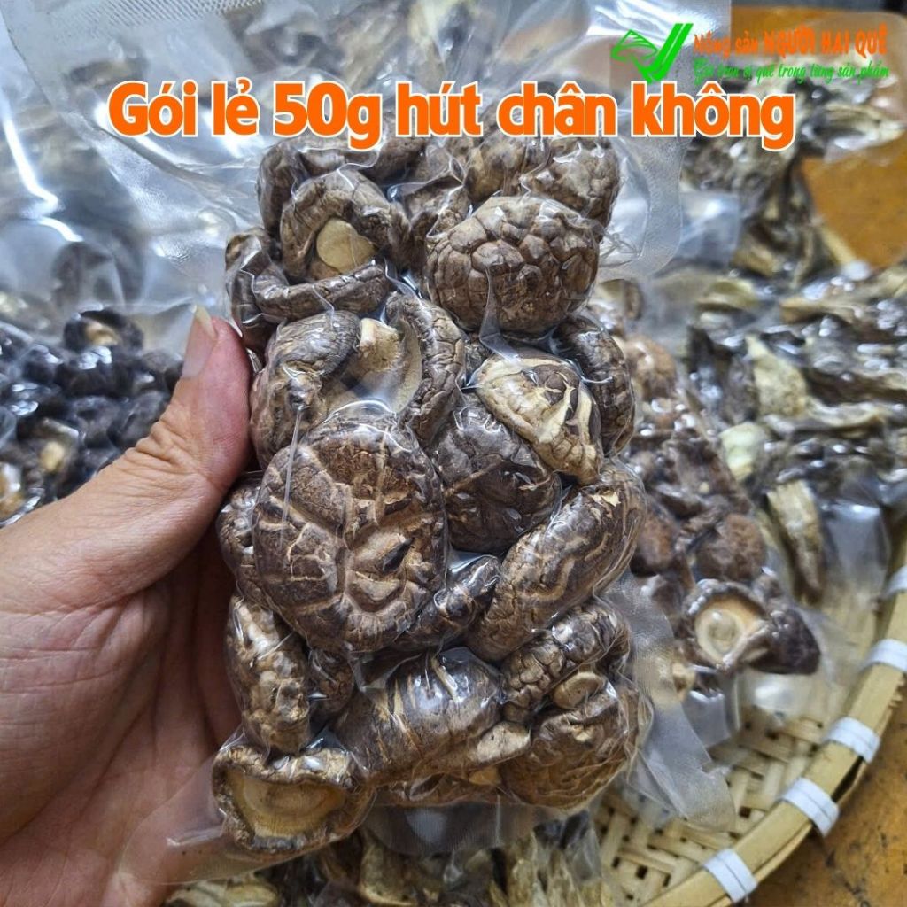 Nấm đông cô khô ĐỦ LOẠI - Dày cơm, thơm, béo Hút chân không | Nông sản NGƯỜI HAI QUÊ