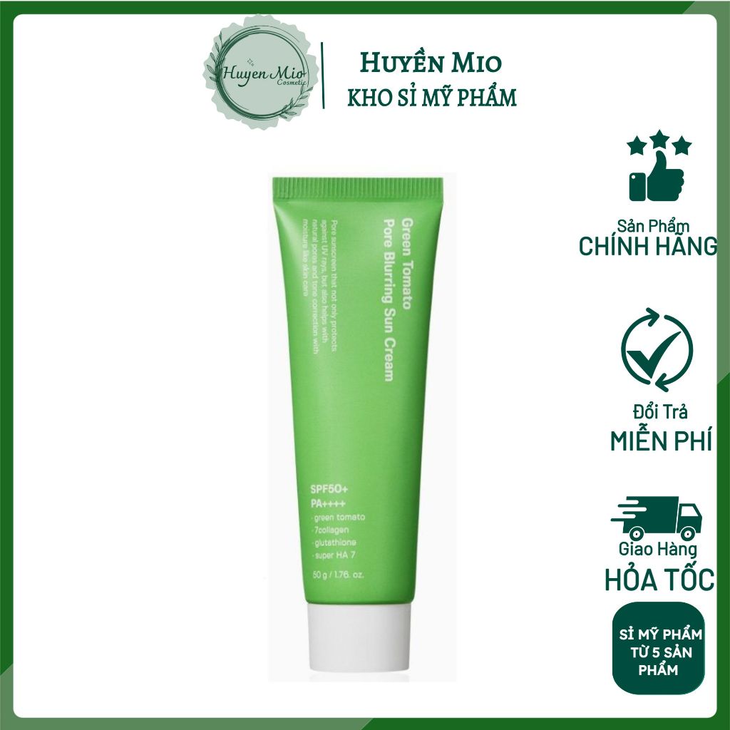 Kem chống nắng Sungboon Editor Green Tomato Pore Blurring Sun Cream Cà ...