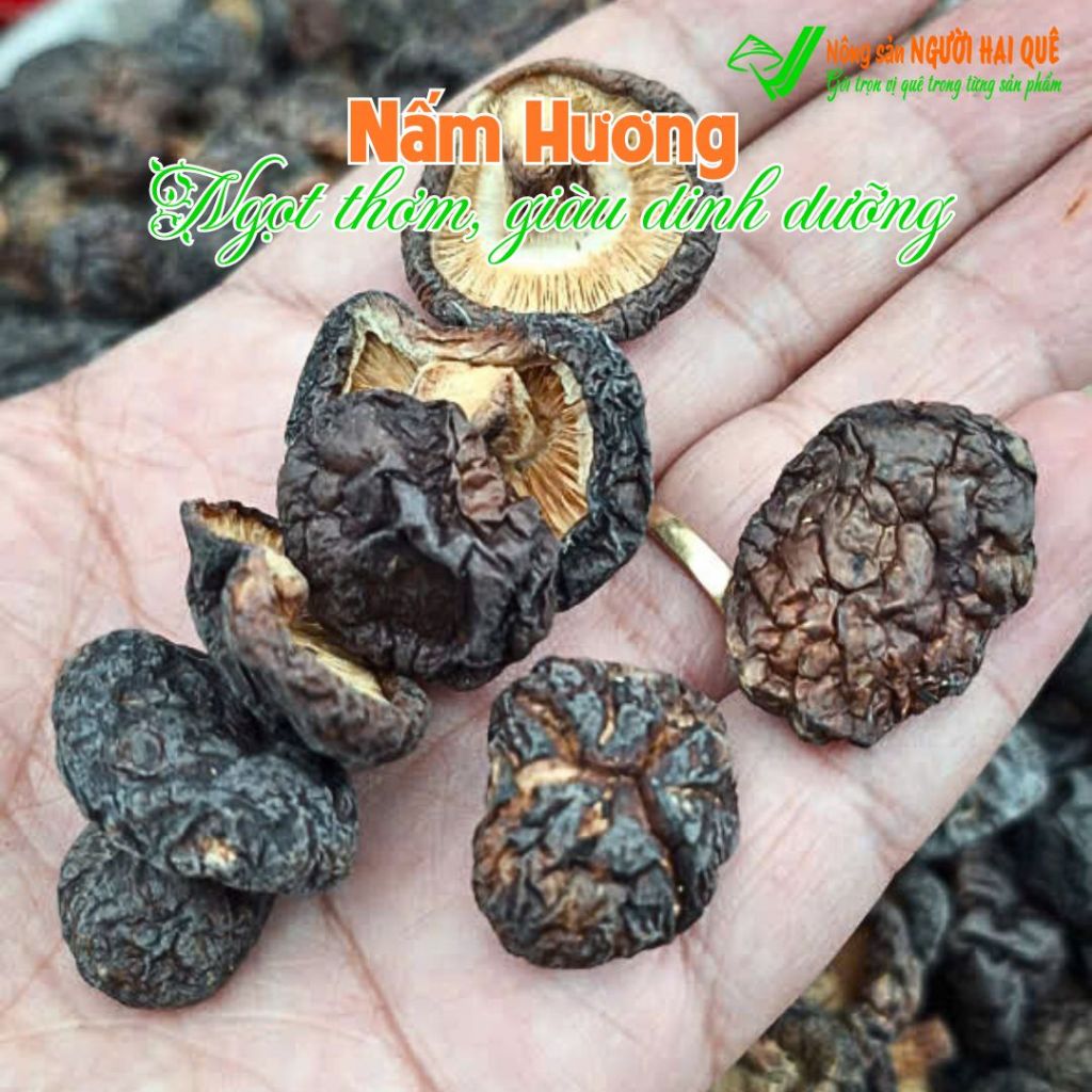 Nấm hương - Ngọt thơm, giàu dinh dưỡng Hút chân không | VIETFLAVOUR
