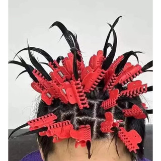 Set 30 cái kẹp uốn xoăn tóc Spider, Ruffled, uốn sâu tóc nam 3 size