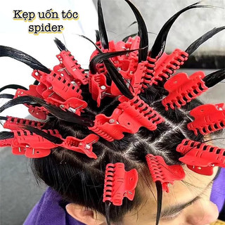 Set 30 cái kẹp uốn xoăn tóc Spider, Ruffled, uốn sâu tóc nam 3 size