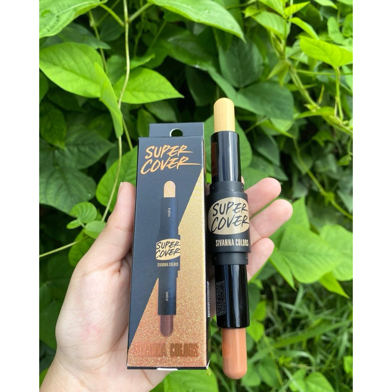 Thanh tạo khối 2 đầu Sivanna HF626, giúp việc tạo highlight và khối trên gương mặt nhanh chóng tiện lợi.
