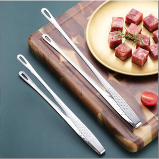 Kẹp Gắp Inox 304 Kẹp Thép Kông Rỉ Gắp Thực Phẩm Chiên,Xào,Nướng Có Hai Cỡ 28 vÀ 24cm