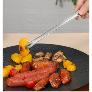 Kẹp Gắp Inox 304 Kẹp Thép Kông Rỉ Gắp Thực Phẩm Chiên,Xào,Nướng Có Hai Cỡ 28 vÀ 24cm