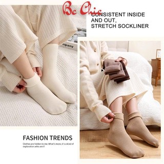 SET Tất Vớ T900 Cotton Lót Lông Nỉ Giữ Nhiệt Cao Cổ Siêu Ấm Cho Nữ Đủ Màu BC_CHIC LINGERI