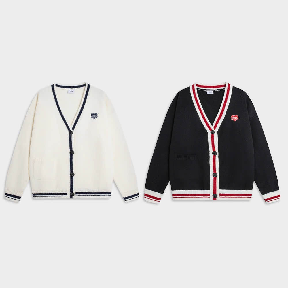 Ảnh Áo Khoác Len Cardigan Simple love with Teelab Form Oversize Unisex Local Brand AK125 1
