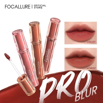 (KOL) FOCALLURE Son Kem Nhung Lì Mềm Mịn Thoáng Khí Cảm Giác Nhẹ Dưỡng Ẩm Lâu Trôi - 2G