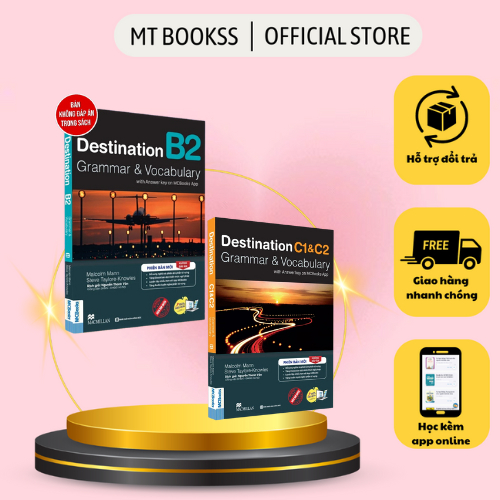 Sách - Combo Destination B2 + C1 & C2: Grammar and Vocabulary - Phiên Bản Đáp Án Trên Ap.p