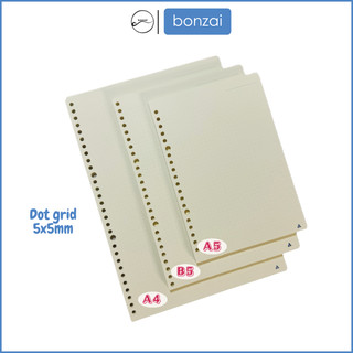 Ruột sổ còng refill A5 Dot Grid 100 gsm/120 Trang-Bonzai