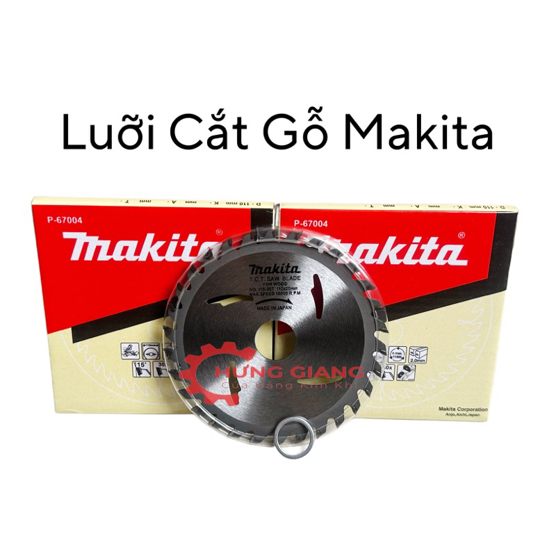 [RẺ VÔ ĐỊCH] Lưỡi Cắt Gỗ MAKITA 110mmx20.0mm Loại 1