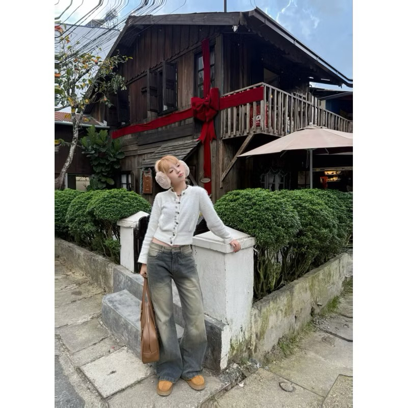 FLARED JEANS - Quần jeans ống loe form unisex nam nữ. | BigBuy360 - bigbuy360.vn