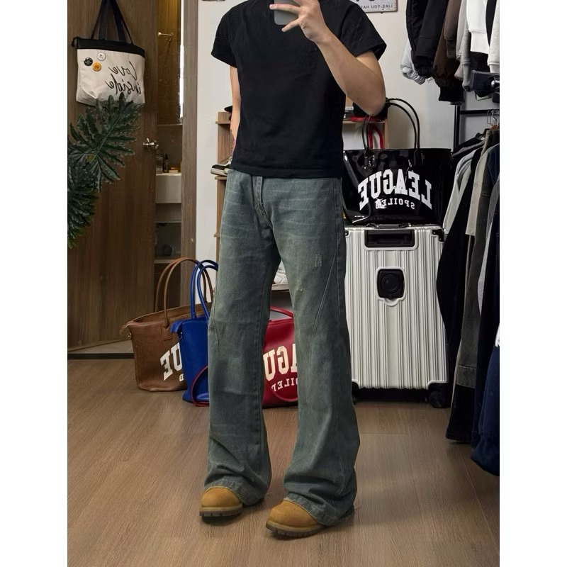 FLARED JEANS - Quần jeans ống loe form unisex nam nữ. | BigBuy360 - bigbuy360.vn