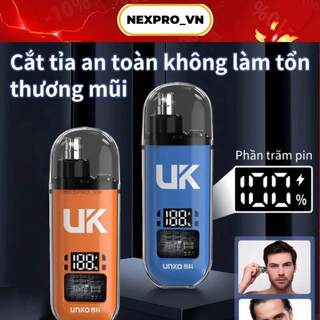 Máy tỉa lông mũi, cắt lông mũi đèn báo LCD cao cấp, nhỏ gọn, tiện lợi cắt nhanh khỏe không đau rát