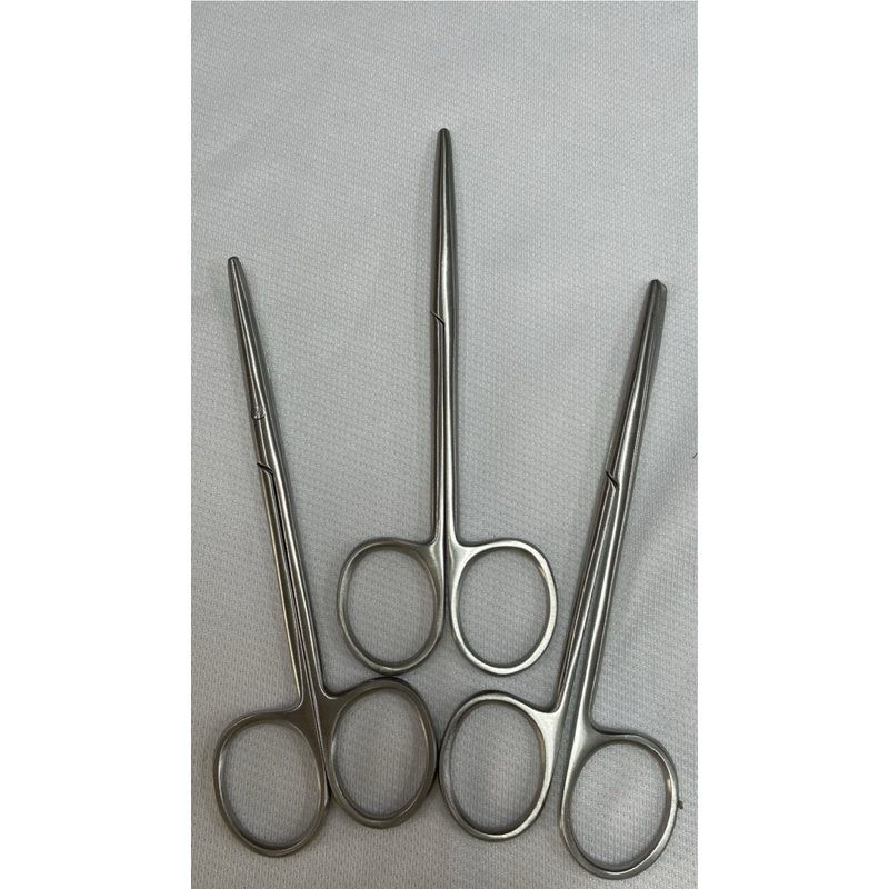 Kéo Metzenbaum cong cán vàng 12cm  - Kéo Met phẫu thuật cong 12cm