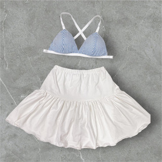 Set áo bra, chân váy tone nhẹ nhàng - Handmade by MimiHouse21