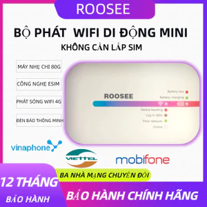 Bộ Phát Wifi Di Động mini ROOSEE M600 -không cần lắp sim , máy nhẹ chỉ 80g