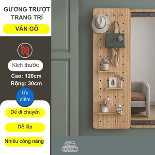 Gương trượt kết hợp kệ treo đồ thông minh DQ HOME  kích thước đa dạng