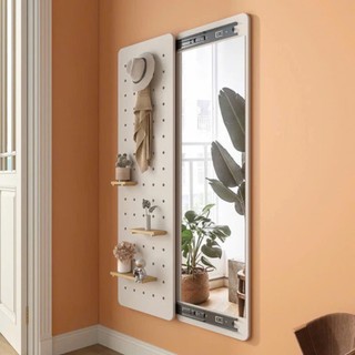Gương trượt kết hợp kệ treo đồ thông minh DQ HOME  kích thước đa dạng