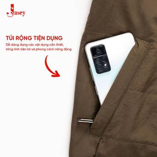 Áo khoác nam  trần kẻ  JASEY, Áo ấm mùa đông 3 lớp chất vải dày dặn chuẩn size mã 9302