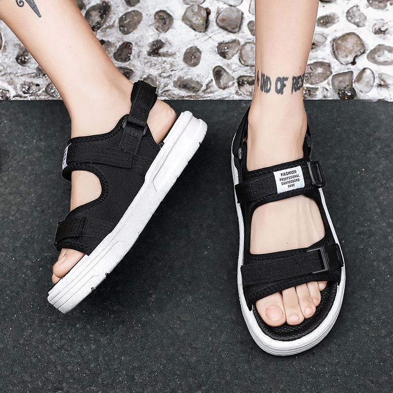 🔥Còn hàng🔥Dép nam,Sandal Học Sinh Quai Ngang,Êm Chân,Chống Trơn(Size 38-45)