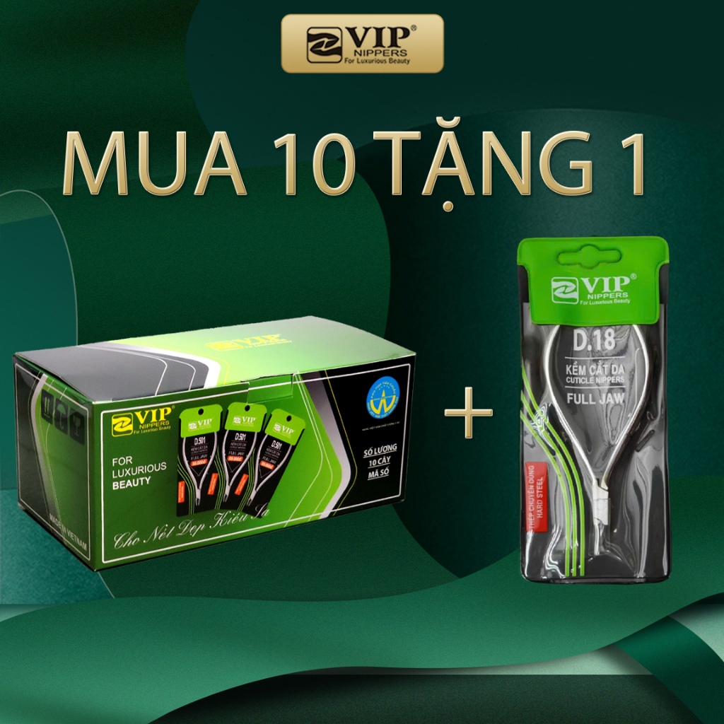 (COMBO) 10 Cây Kềm Tặng 1 Cây, Kềm Cắt Da VIP D-555, D-501, D-18, D-205 (Thép Chuyên Dùng)