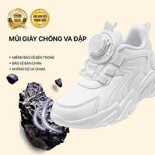 Giày thời trang trẻ em HOBIBEAR GS8070G màu trắng có đế EVA bền bỉ siêu nhẹ chống trơn trượt