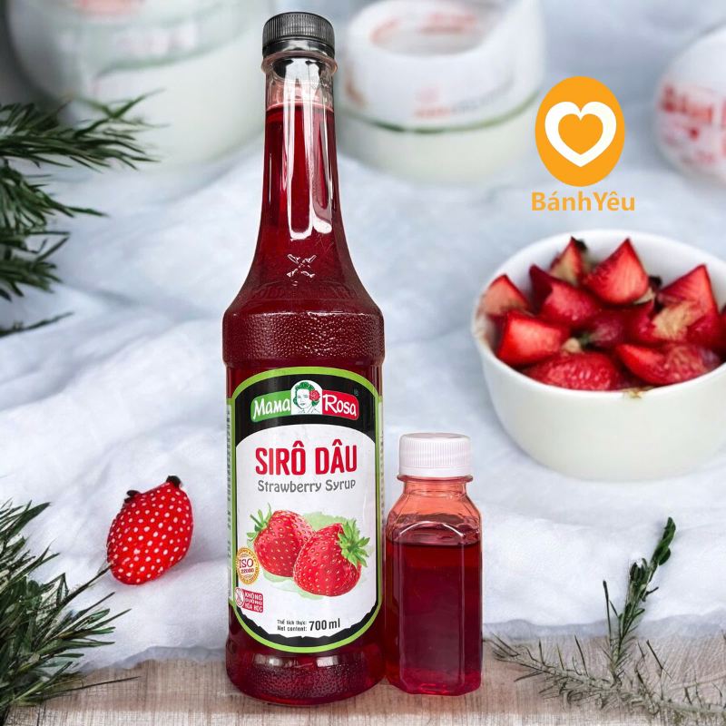 Siro/Syrup Mama Rosa Chia Lẻ Túi 100ml - Đủ Vị Pha Chế Thức Uống, Làm Thạch Trà Sữa