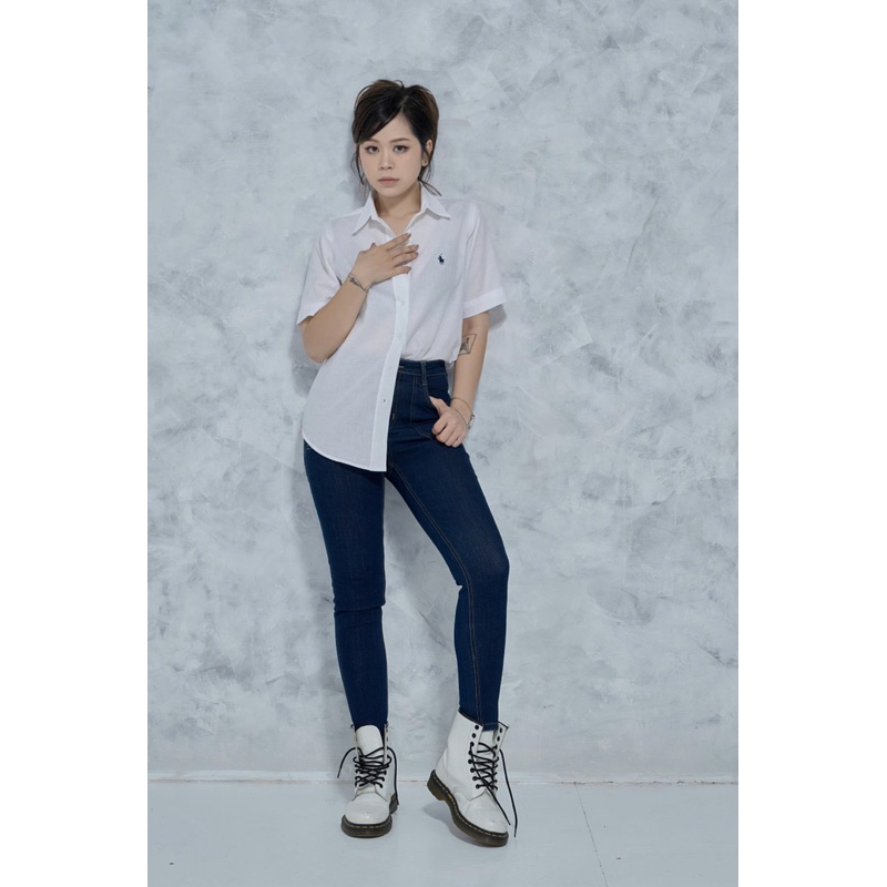 MIDDUA - KGM03 Quần skinny jean nữ phối túi bạ to