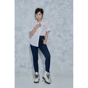 MIDDUA - KGM03 Quần skinny jean nữ phối túi bạ to