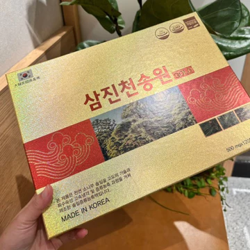 Tinh Dầu Thông Đỏ Chính Phủ SamjinHealth Hàn Quốc Hộp 120 Viên