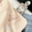 Áo thun 3158 YUSTUDIO, áo cotton khô form rộng dáng basic mẫu Love letters