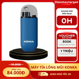 Máy tỉa lông mũi, tỉa lông mũi KONKA, máy cắt lông mũi sạc pin không đau chống nước nhỏ gọn tiện lợi