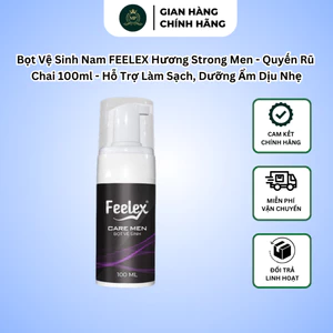 Bọt vệ sinh nam giới Feelex Care Men hương Strong Men-Quyến rũ dung dịch vệ sinh tạo bọt 100ml