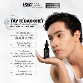 Tẩy Tế Bào Chết Làm Sáng, Mờ Thâm Và Đều Màu Da MD Care Glow Exfo 30ml