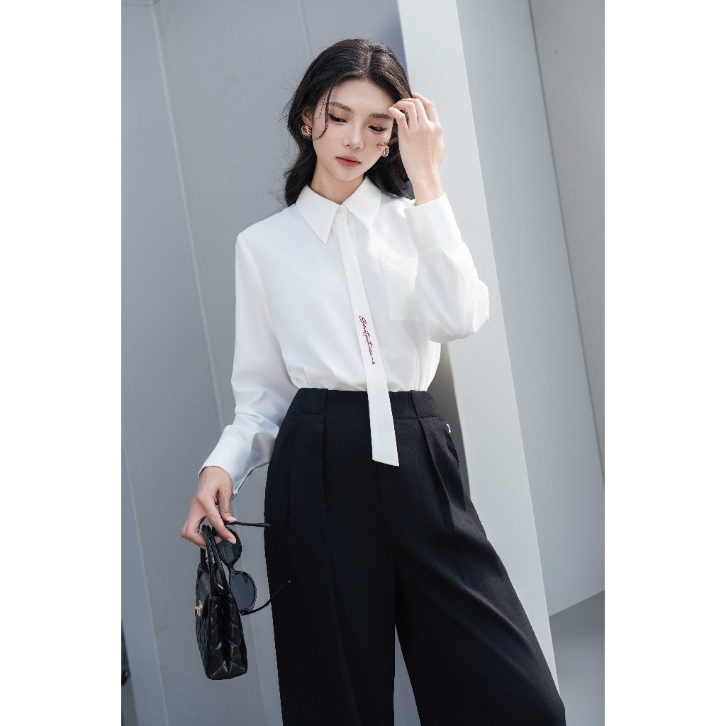 Ảnh Áo sơ mi cổ đức túi ốp ngực 2S28.2411RC thiết kế bởi JM Dress Design 2