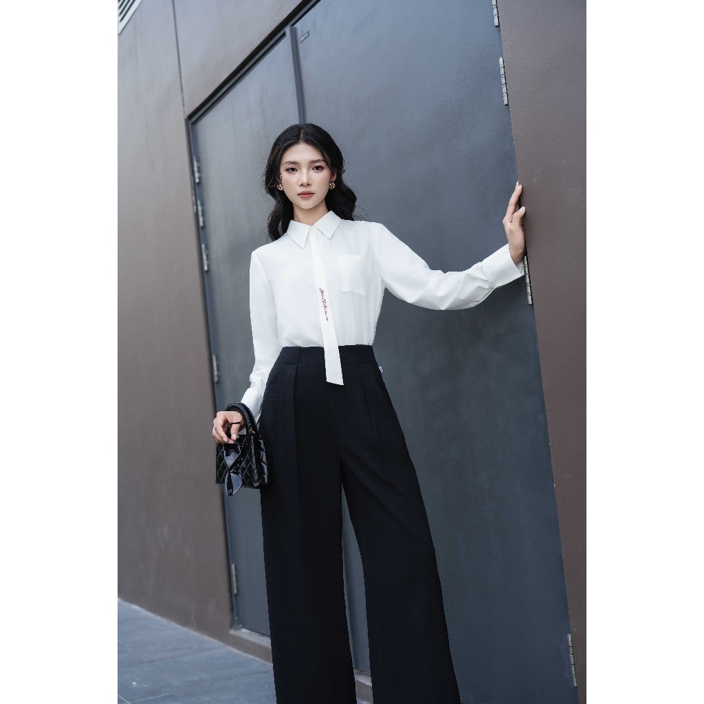 Ảnh Áo sơ mi cổ đức túi ốp ngực 2S28.2411RC thiết kế bởi JM Dress Design 3