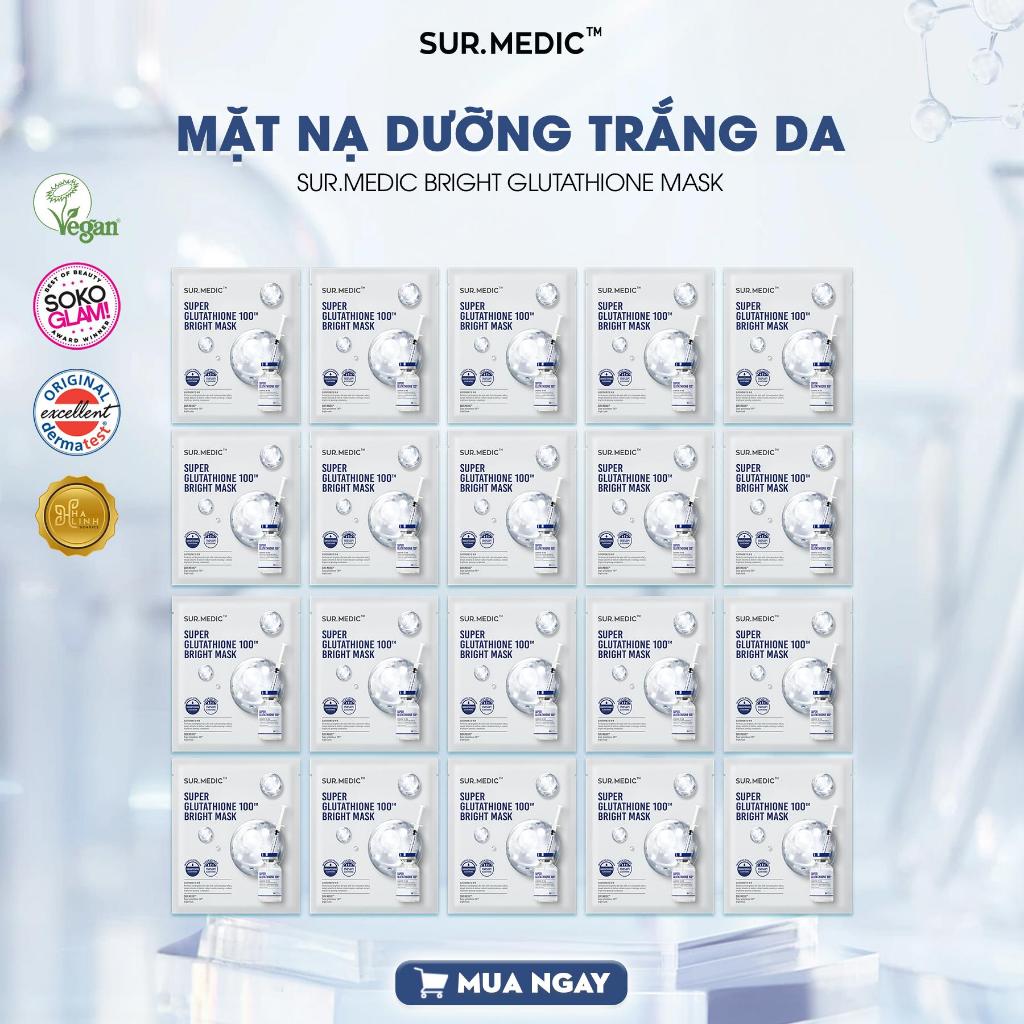 Ảnh COMBO 20 Mặt Nạ Hỗ Trợ Dưỡng Sáng SUR.MEDIC Mask 30gx10 2