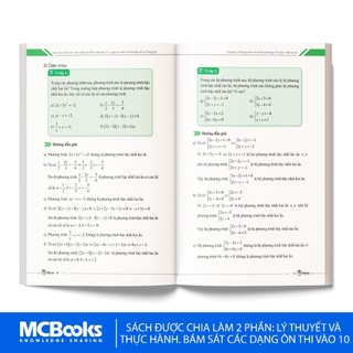Sách - Làm Chủ Kiến Thức Toán Bằng Sơ Đồ Tư Duy Lớp 9 – Luyện Thi Vào 10