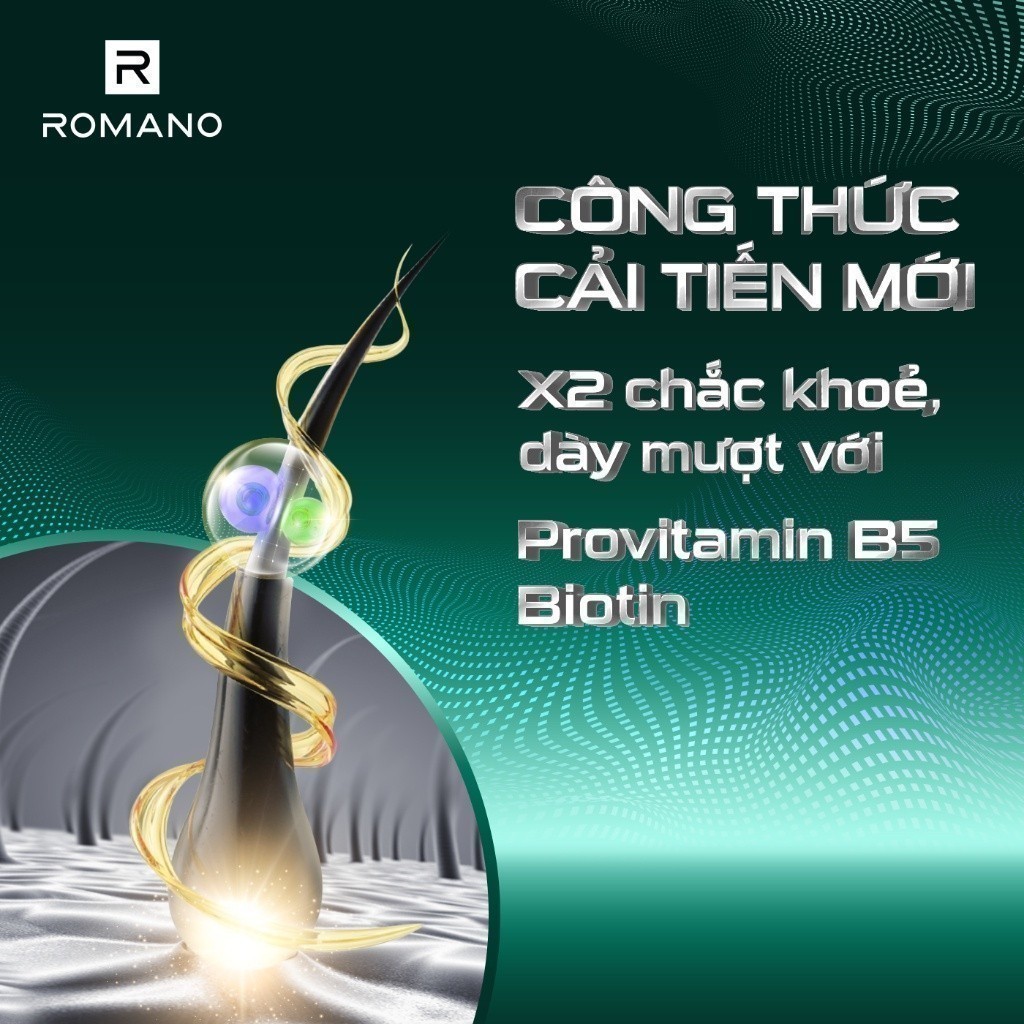 Dầu gội nam Romano hương Nước hoa nam 650g/chai ( 4 mùi hương ) - LIVE
