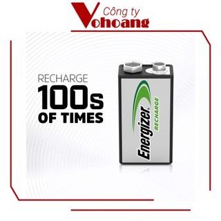Pin sạc vuông Energizer 9V - 175mAh - Hiệu suất thực cao