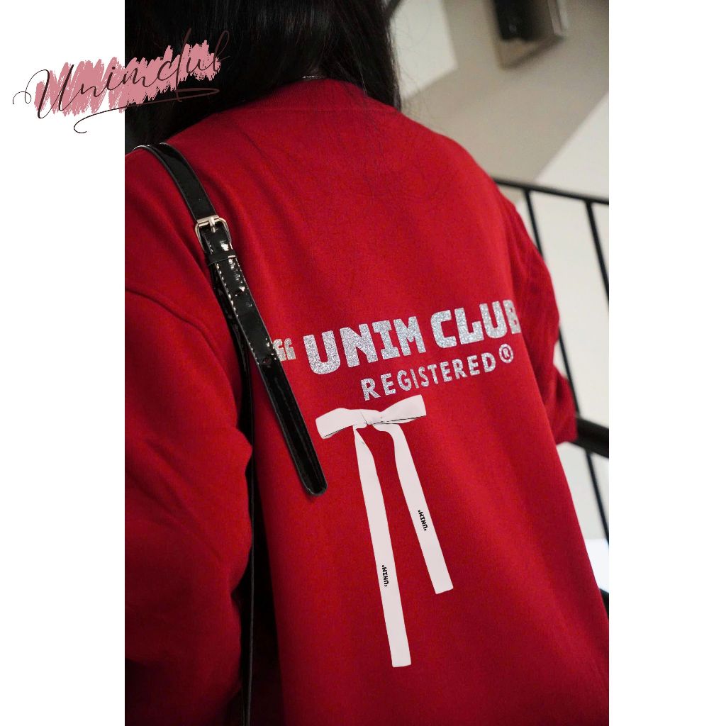[Tặng Nơ Korea] Áo Sweater Kim Tuyến Nơ Lụa From Rộng Unim Club Hottrend Nhiều Màu Vải Nỉ Chân - SWTN