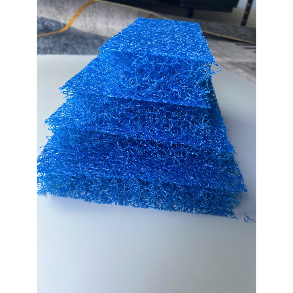 Jmast không keo AC, bùi nhùi lọc nước hồ cá cảnh kích thước cắt sẵn từ 10-20cm đến 30x30cm.
