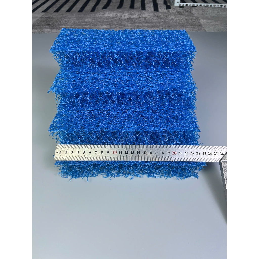 Jmast không keo AC, bùi nhùi lọc nước hồ cá cảnh kích thước cắt sẵn từ 10-20cm đến 30x30cm.