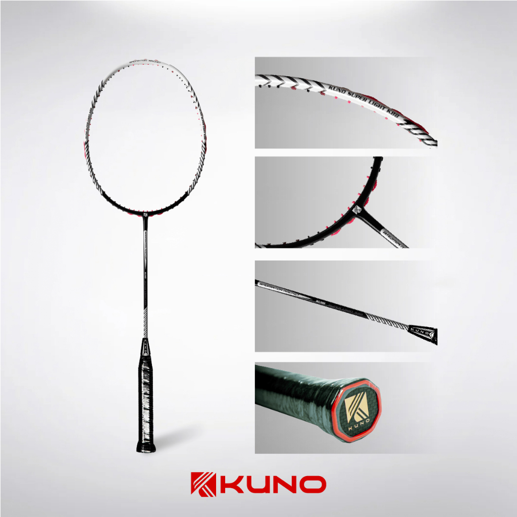 Ảnh Vợt cầu lông KUNO Super Light K88, công thủ toàn diện, thân dẻo trợ lực tốt phù hợp với người mới chơi 4