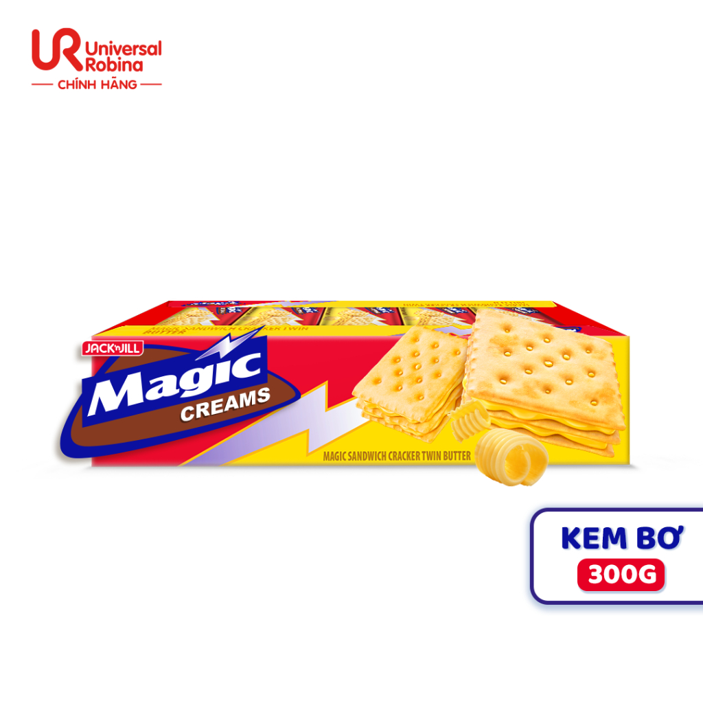 Bánh Magic Twin Kem Bơ- Bánh quy mặn Magic giòn tan Hai Lớp Kem Bơ (Hộp ...