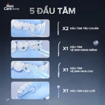 Máy Tăm Nước Cầm Tay Công Nghệ Nhật Bản Maxcare Max468Prime 5 Chế Độ, Thiết Kế Nguyên Khối 300ml — ảnh 8