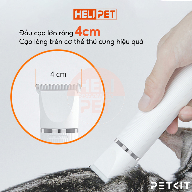 Ảnh Đầu Thay Thế Tông Đơ Cắt Tỉa Lông Thú Cưng PETKIT 2in1 Pro - HeLiPet 3
