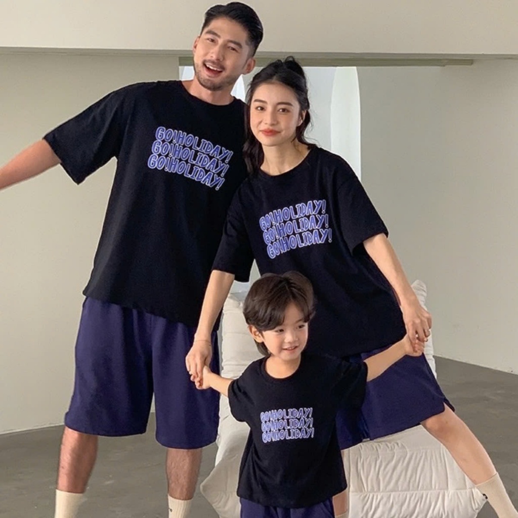 Áo Thun Gia Đình - Kết Nối Yêu Thương B616 | JJ Kids Fashion