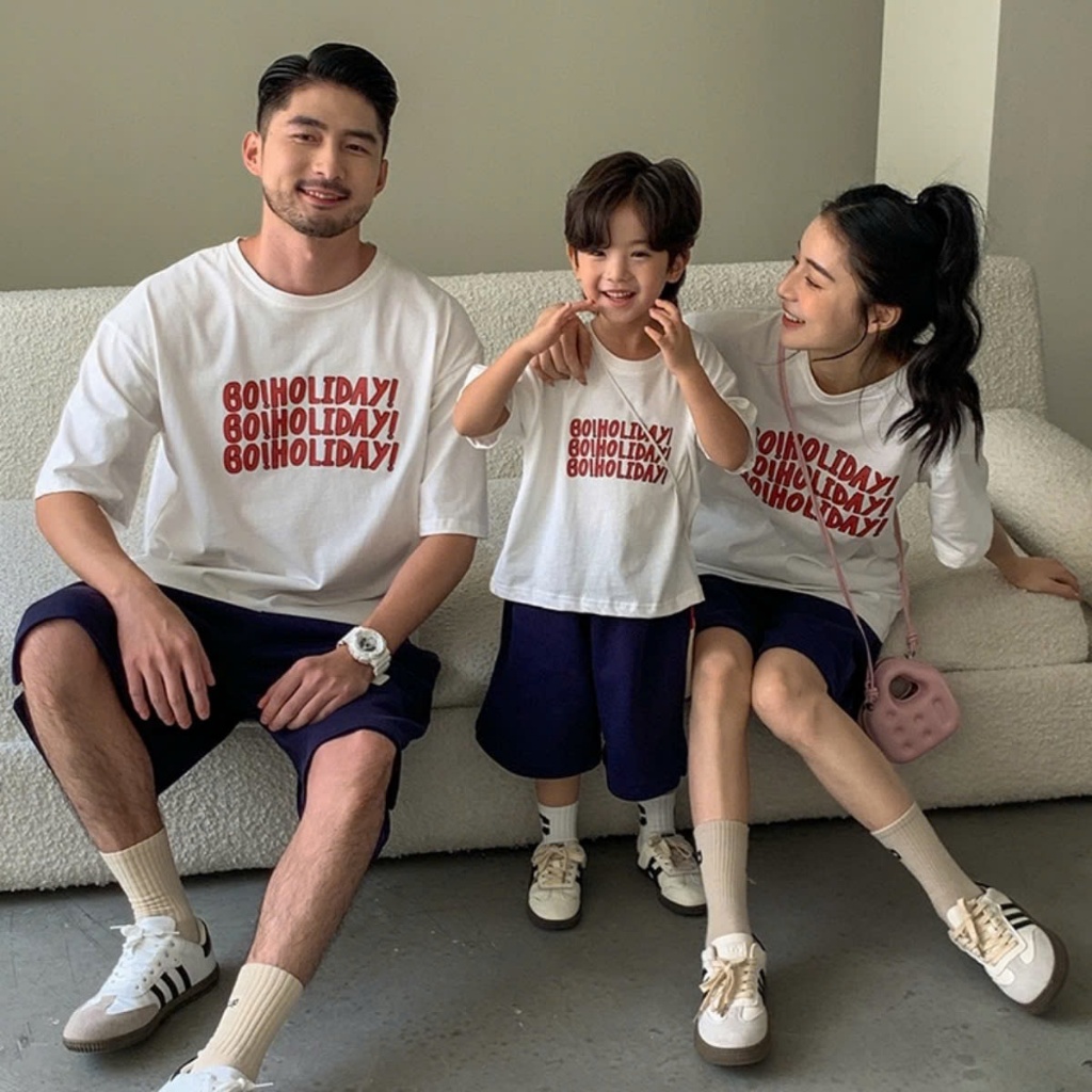Áo Thun Gia Đình - Kết Nối Yêu Thương B616 | JJ Kids Fashion